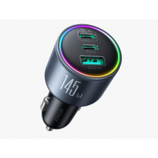Automobilinis įkroviklis 12-24V 2USB C + USB 145W greito krovimo (QC3.0) Joyroom JR-CCN07
